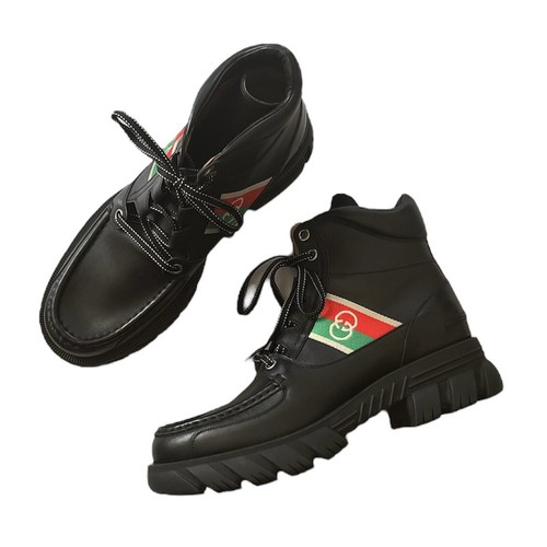 Size 11uk Black Biker Moto Boot