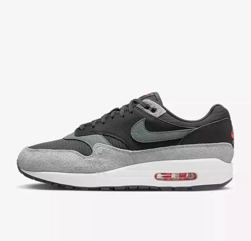 ◆ojos◆ ie Air Shakoshu 01 Grey 24HSi:e-AC01-GR Nike Air Max 1 Dark Smoke Grey Flash Crimson HJ9292-070 Mens