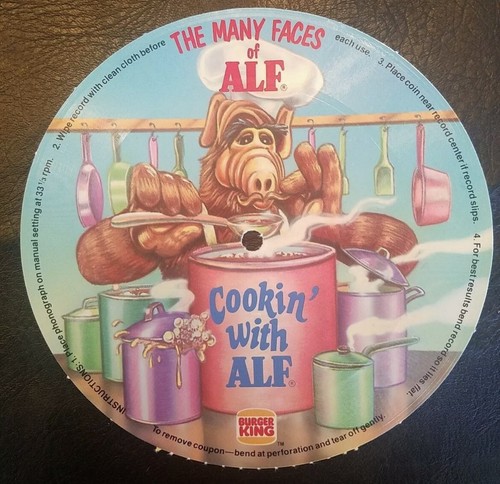 Vintage The Many Faces Of Alf Burger King Record Rap Music