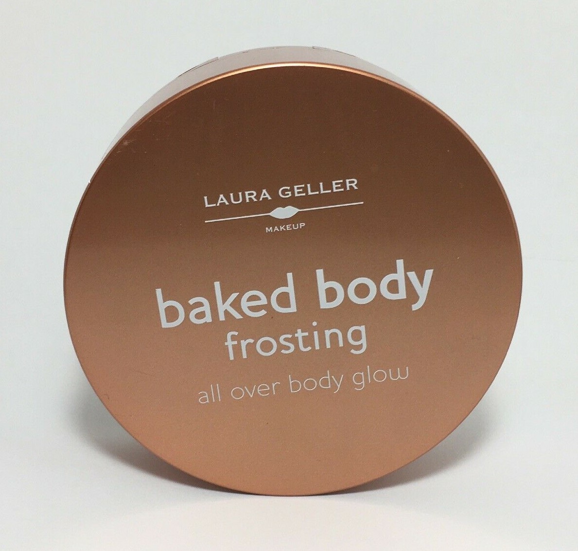 Laura Geller Baked Face & Body Frosting Sugar Glow .85oz FULL SIZE With Puff