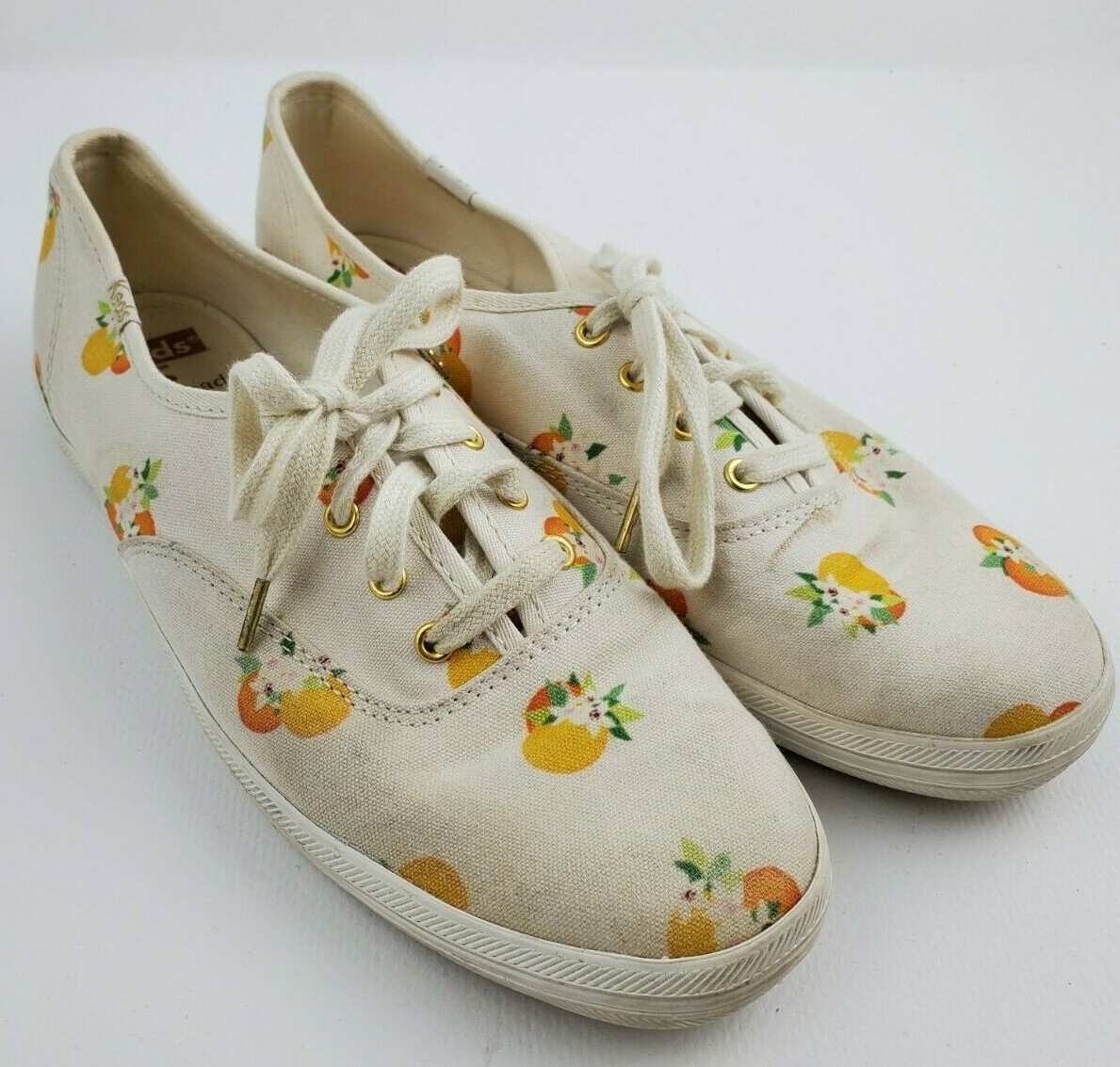 Kate Spade For Keds Collaboration Cream Canvas Sneaker