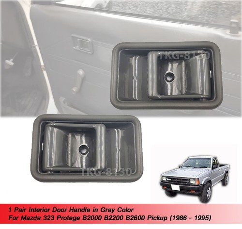 Door Handle Interior Gray For Mazda 323 Protege B2000 B2200 B2600