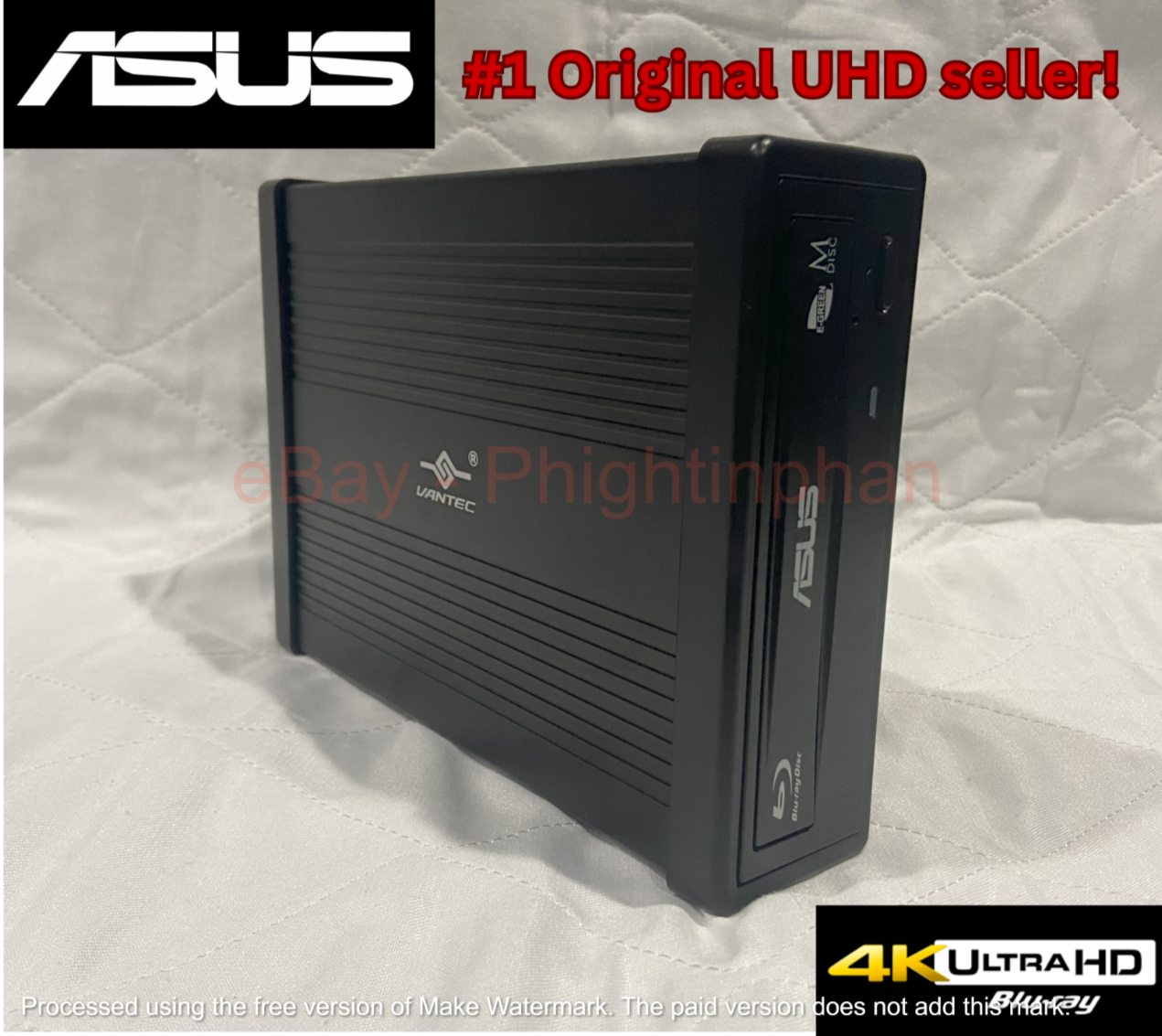 ASUS - ASUS BW-16D1HT FW3.01 UHDフレンドリーブルーレイドライブ CA-BW-16D1HT-front-