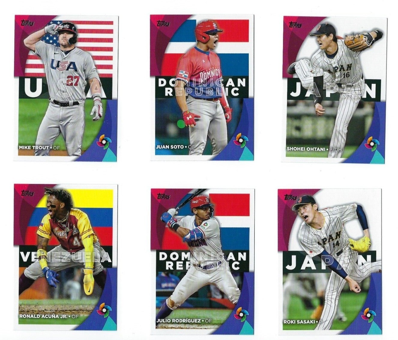 World Baseball Classic Stars WBC Complete Your Set 2023 Topps Series 2 You Pick World Baseball Classic Stars WBC Complete Your Set 2023 Topps Series 2 You Pick