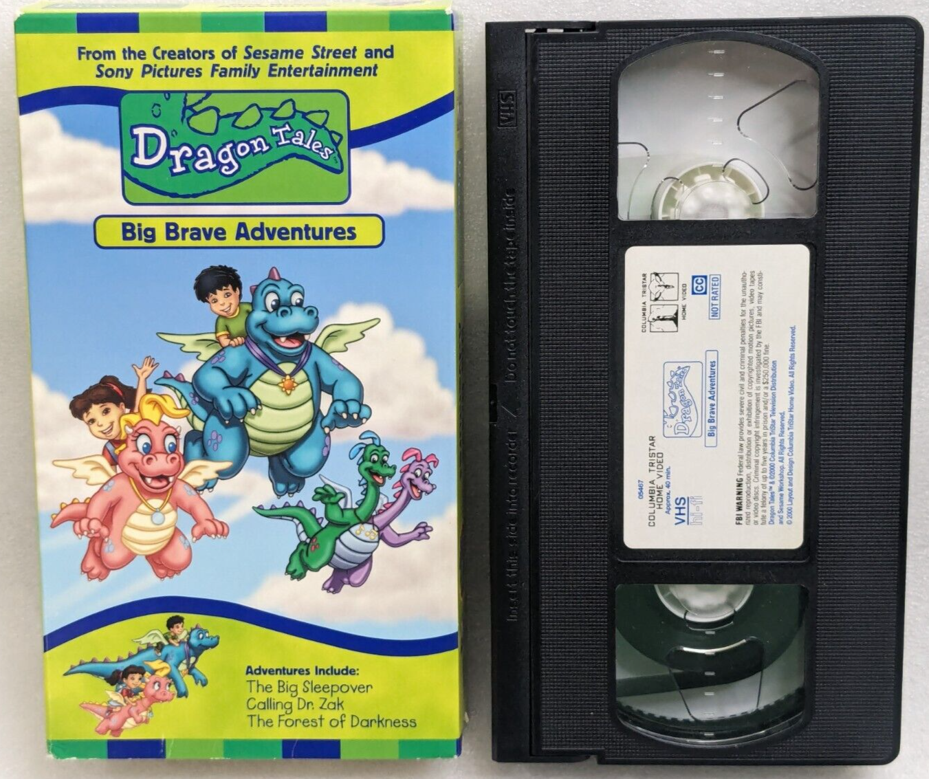 Dragon Tales Big Brave Adventures 3 Episodes (VHS, 2000