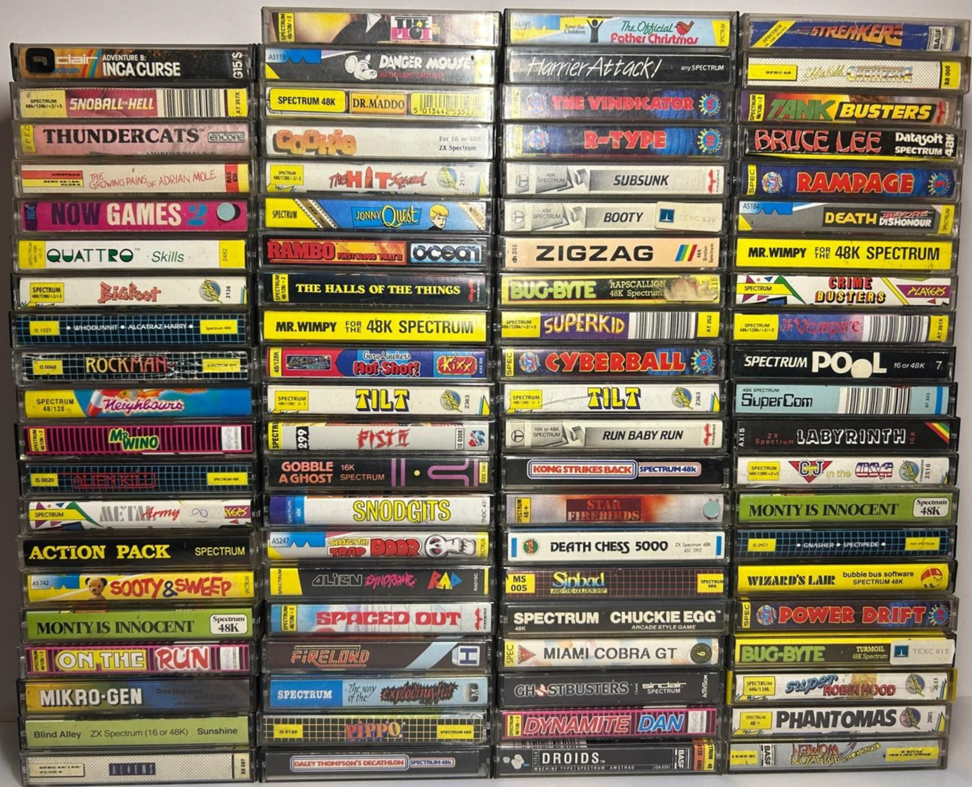 ZX Spectrum 48K 128K Games - Various Titles - Multi Listing