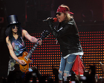 Slash & Axl Rose - Guns N' Roses, 8x10 Color Photo | eBay