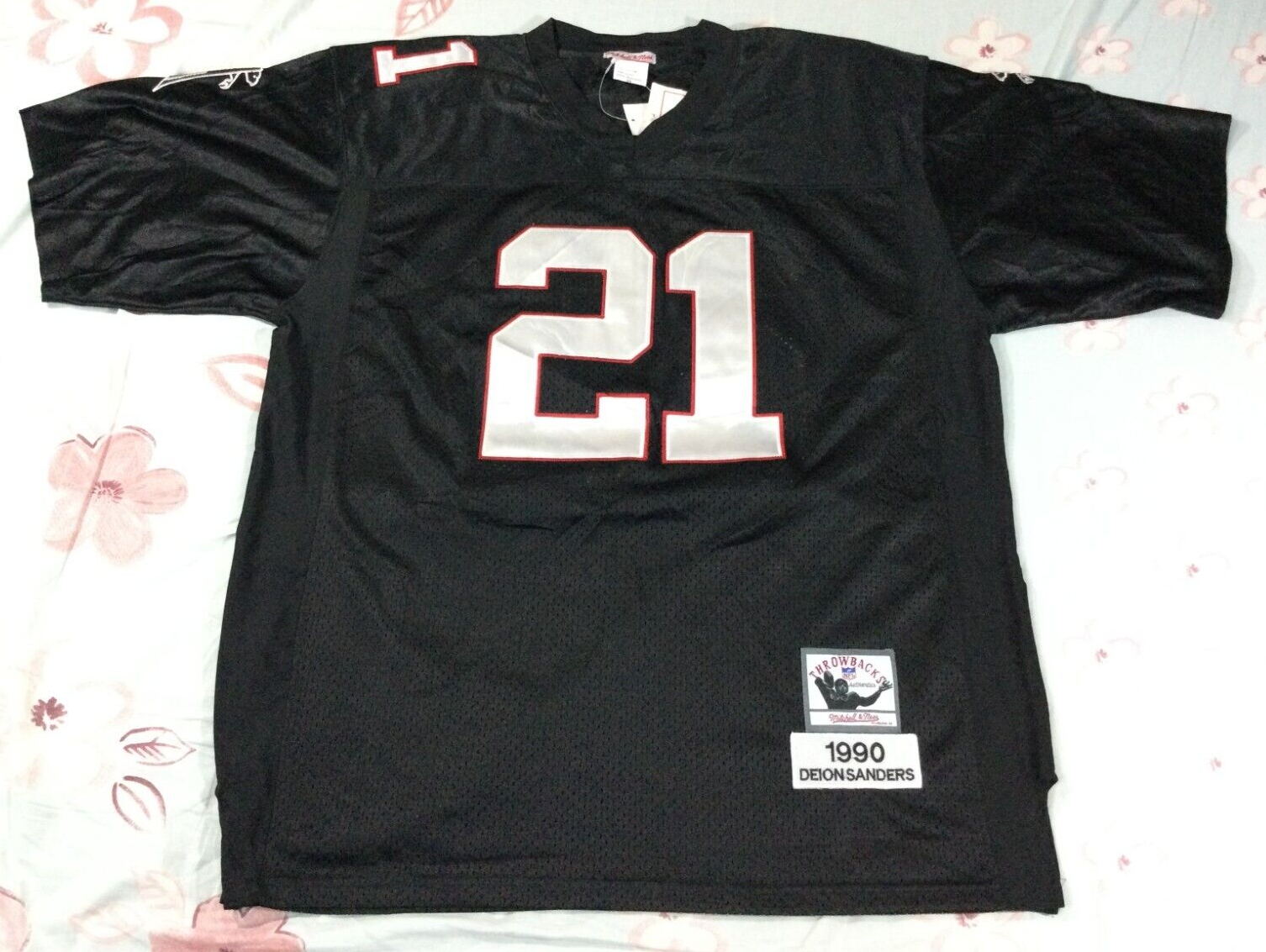 Atlanta Falcons Deion Sanders #21 Football NFL Mitchell