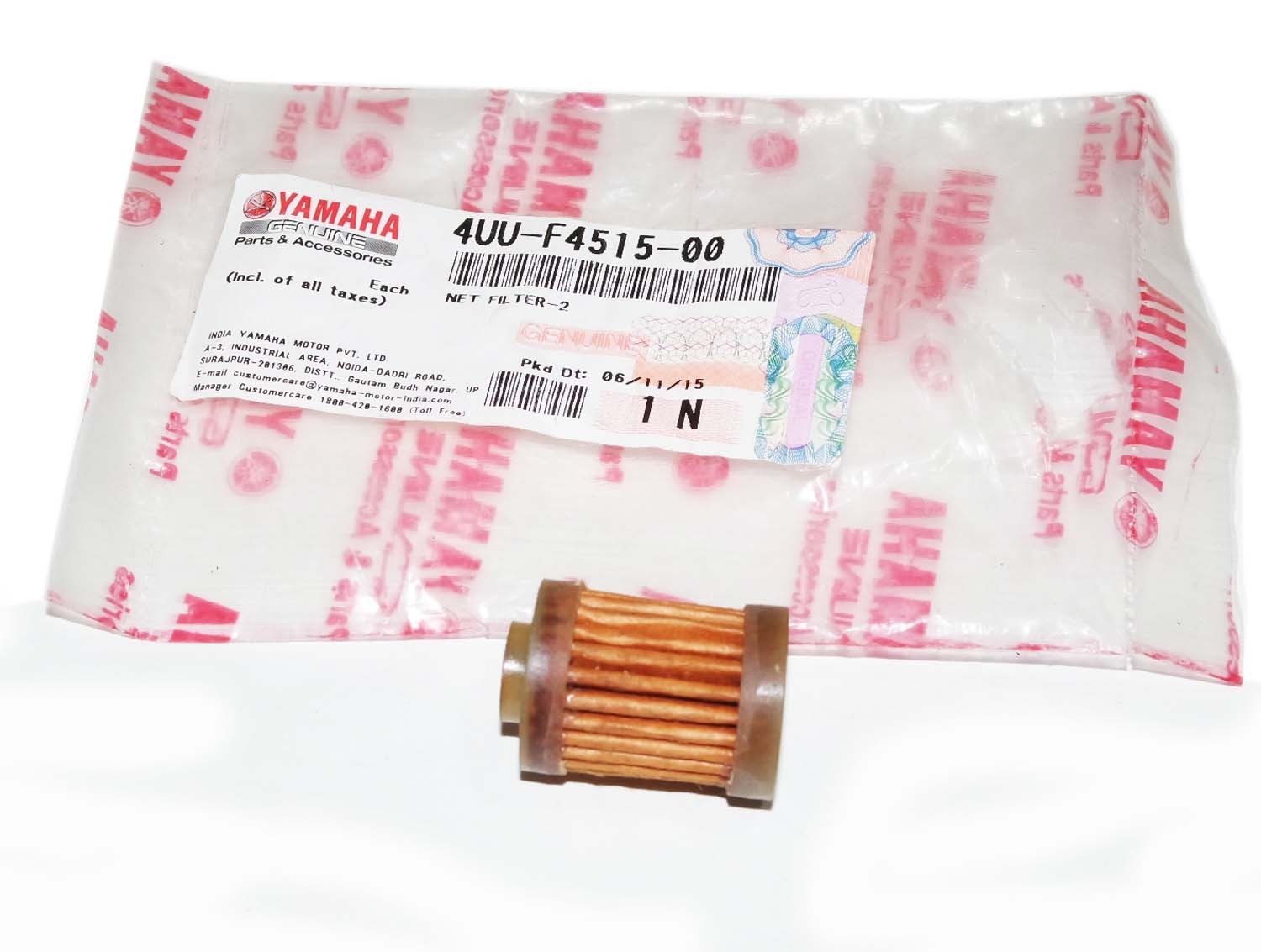 Fuel Filter Element For Yamaha FZ Motorcycles 4UU-F4515-00 Genuine  