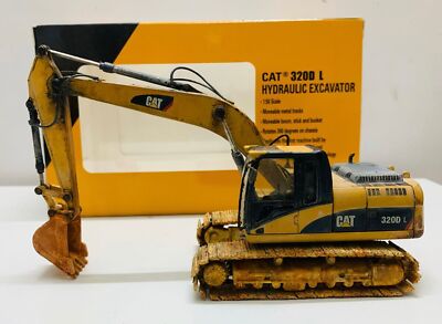 【NORSCOT】1/50 CAT 320C L Excavator Diecast Construction Equipment Norscot Cat 320C L Excavator