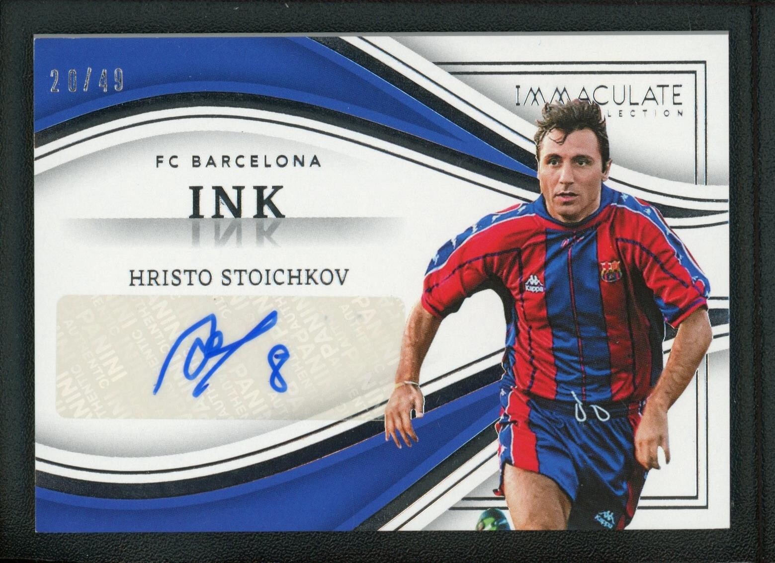 2023-24 HRISTO STOICHKOV 20/49 AUTO PANINI IMMACULATE