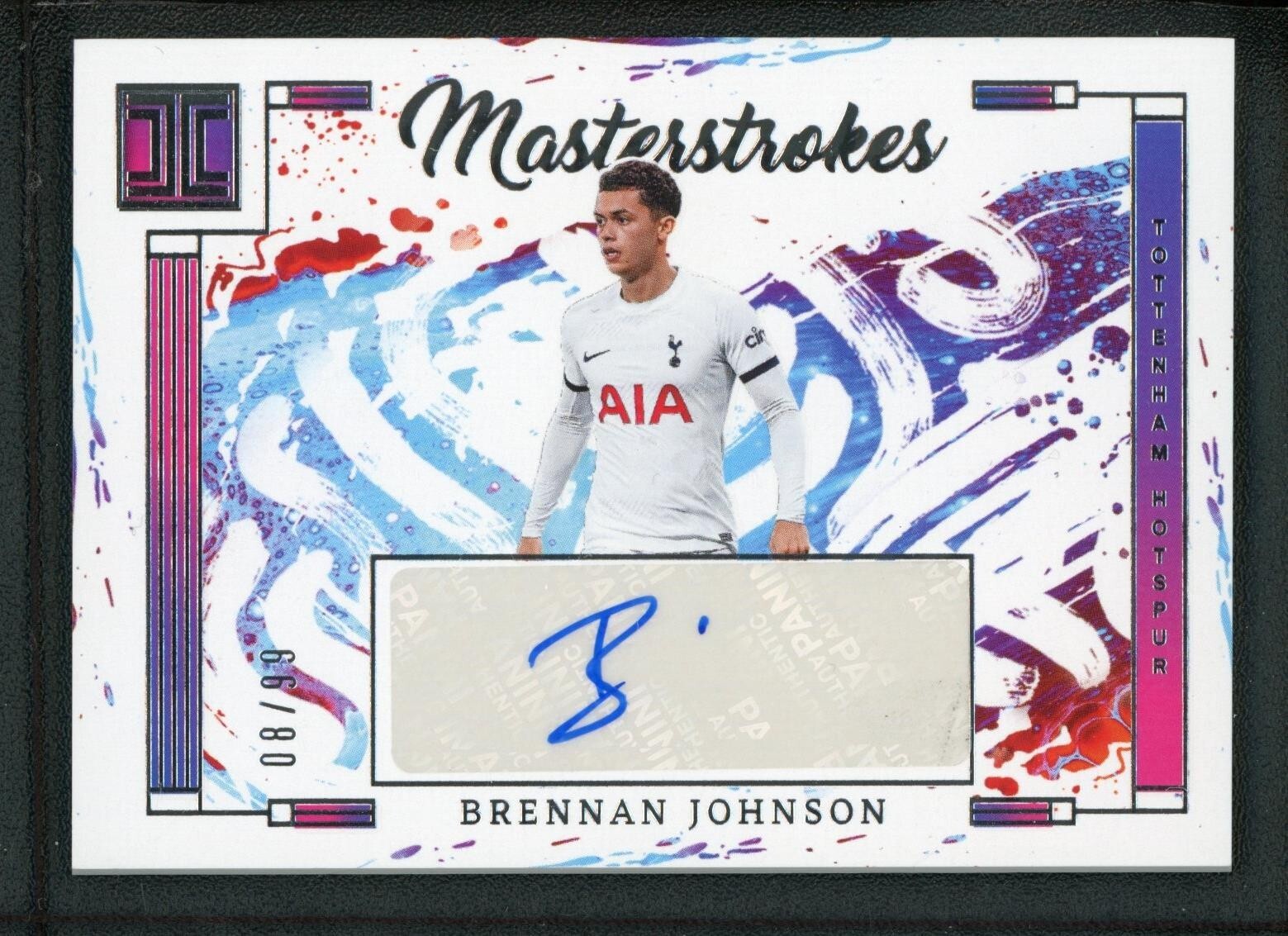 2023-24 BRENNAN JOHNSON 08/99 AUTO PANINI IMPECCABLE PREMIER