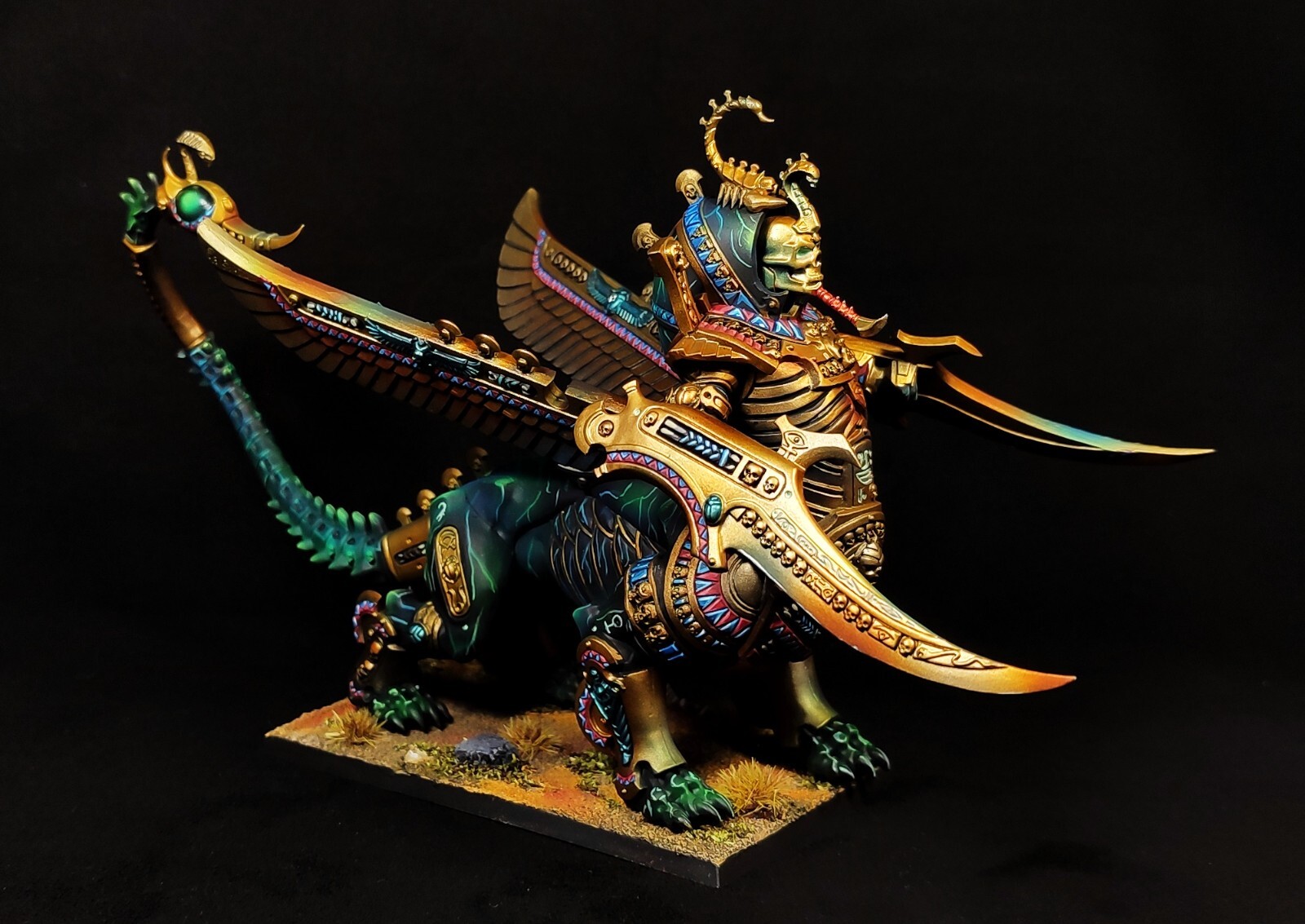 トゥームキング・オヴ・クェムリ：ネクロスフィンクス 07-06 ウォーハンマー Games Workshop 07-06 - Warhammer: The Old World - Tomb Kings