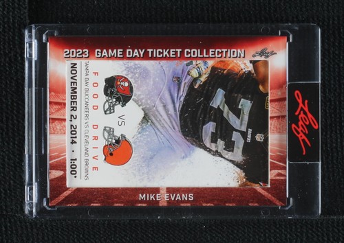 2023 Leaf Game Day Ticket Collection Mike Evans #TC-23