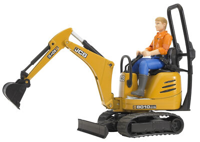 BRUDER - Engin de type Minipelle JCB 8010 CTS avec le conducteur jouet BRUDER...