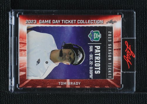 2023 Leaf Game Day Ticket Collection Tom Brady #TC-2