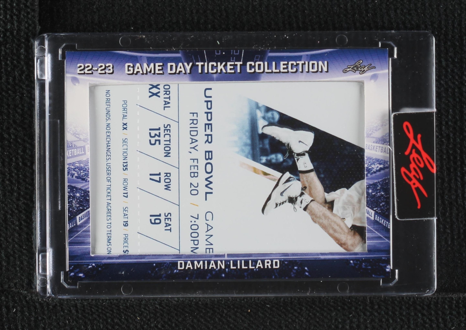 Colección de entradas Leaf Game Day 2022-23 - Damian Lillard #TC-78