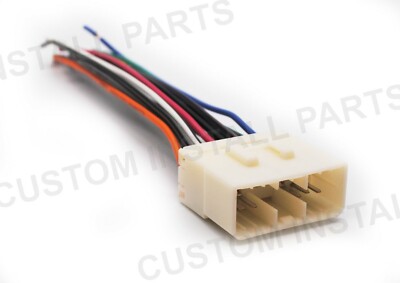 Radio Stereo Install Aftermarket Dash Wire Wiring Harness OEM Plug Cable Adapter