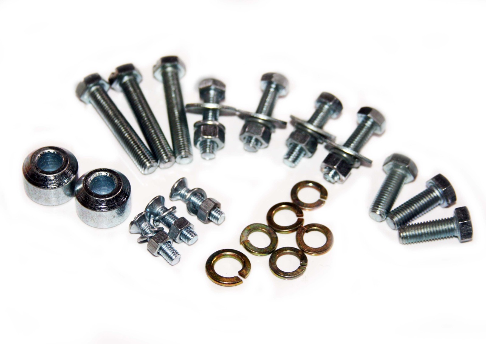 Complete Chassis Nut Bolt Washer Fixing Kit  Vespa VBA VBB Bajaj Chetak