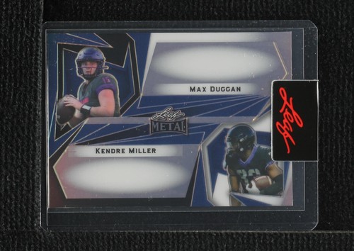 2023 Leaf Metal Kendre Miller Max Duggan #DA-18