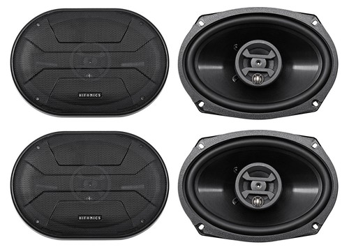 4) Hifonics ZS693 Zeus 6x9 Inch 1600 Watt Car Audio Coaxial