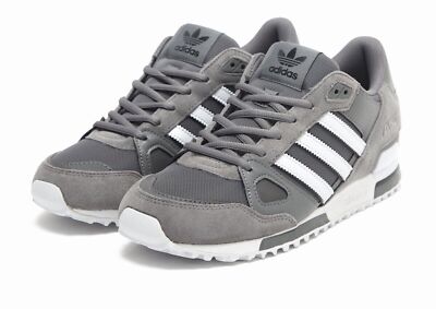 ZX 750 Adidas Mens Grey Originals Retro Running Low Sneakers Mens IF8409 Suede