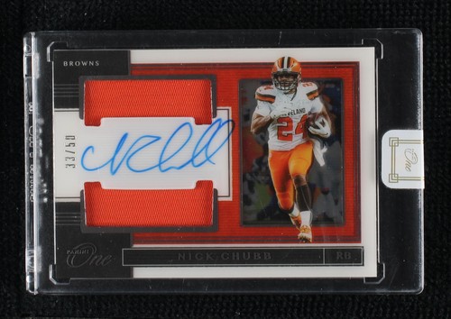 2018 Panini One Nick Chubb #3 for sale | eBay