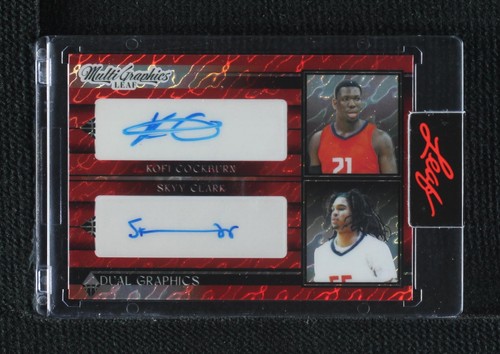 2022-23 Leaf MultiGraphics - Skyy Clark/Kofi Cockburn #DG-13