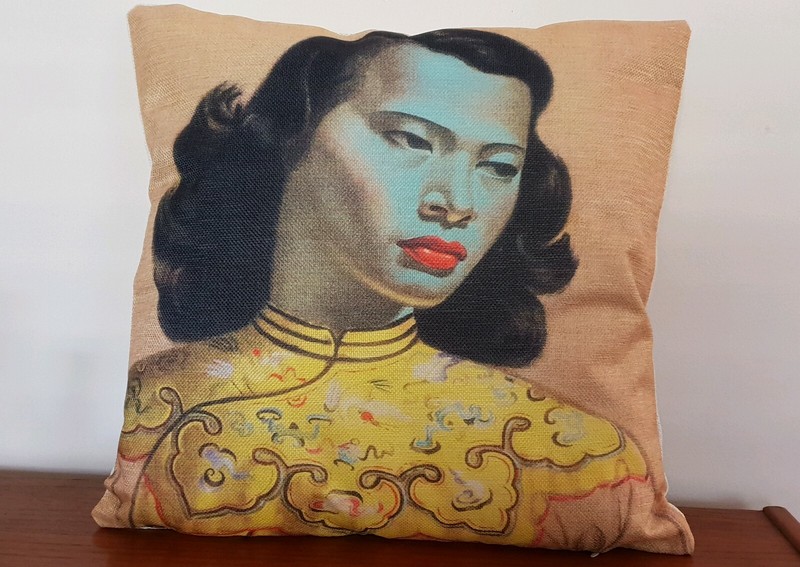 Retro Vintage Tretchikoff Print Linen Cushion Covers Can Post Decorative Accessories Gumtree Australia Glen Eira Area Caulfield South 1260131025