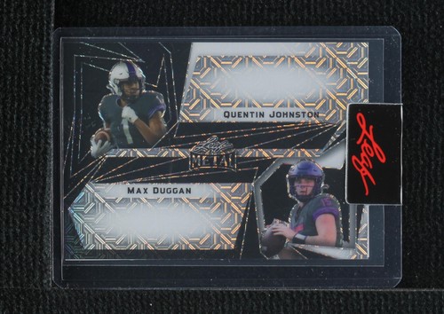 2023 Leaf Metal Max Duggan Quentin Johnston #DA-20