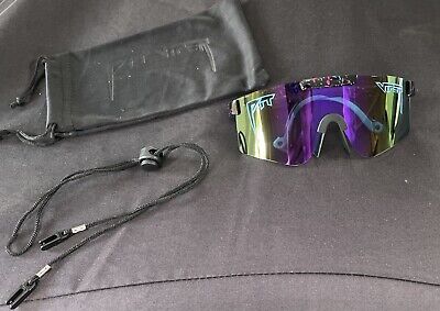XS 4-8 Years PIT VIPER adjustable polarized sunglasses With Case & Strap C7