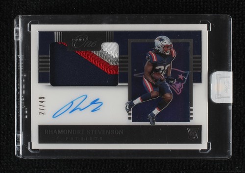 2021 Panini One Rhamondre Stevenson #138