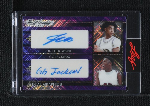 2022-23 Leaf MultiGraphics - Jett Howard/Gg Jackson #DG-9