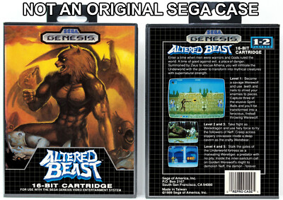 Replacement Cases for Sega Genesis Games