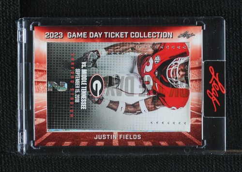 2023 Leaf Game Day Ticket Collection Justin Fields #TC-8