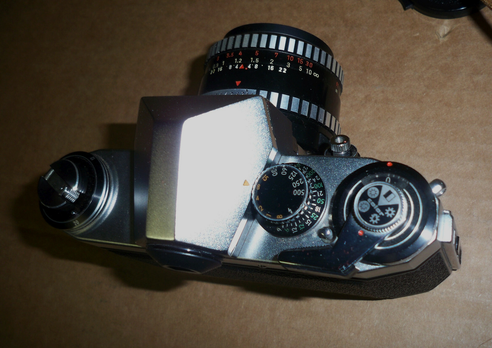 HANIMEX PRAKTICA SUPER TL 35MM CAMERA Works Oreston Meyer Lens With Case