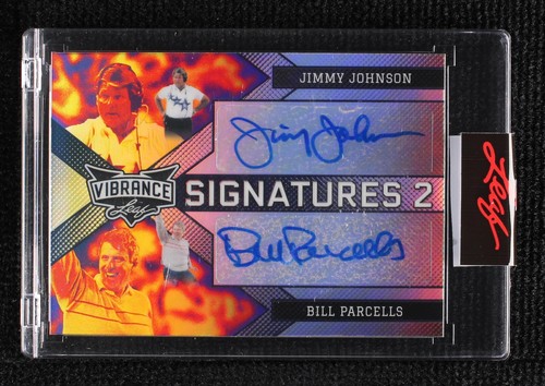 2022 Leaf Vibrance Bill Parcells Jimmy Johnson #VS2-06