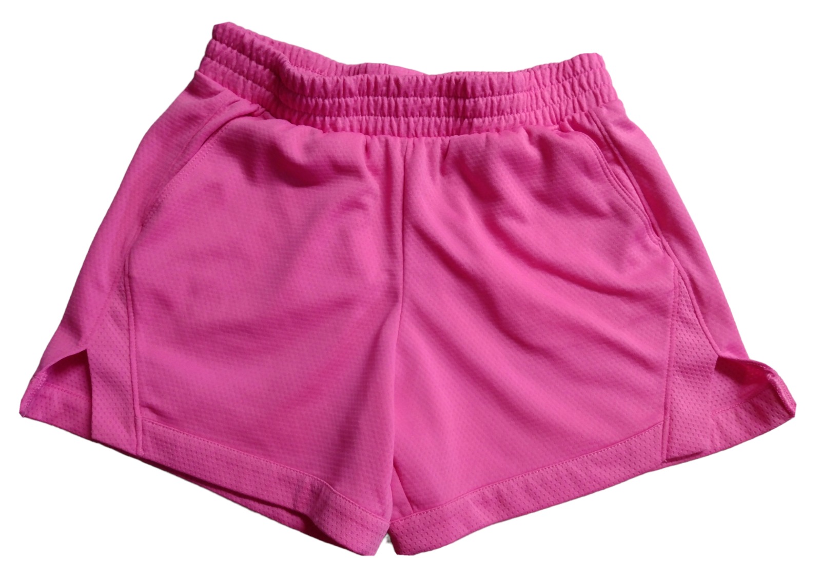 Athletic Works Girls Hot Pink Tagless Shorts Medium(7-8