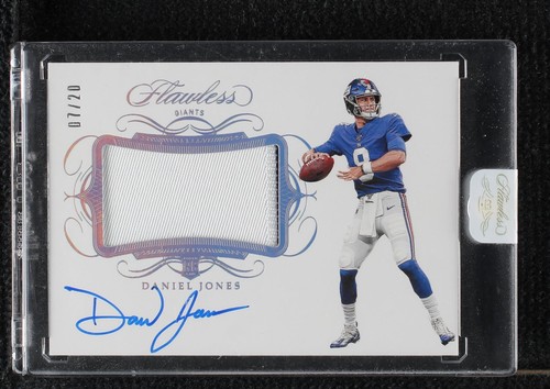 2019 Panini Flawless Daniel Jones #RPA-DJ