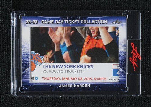 2022-23 Leaf Game Day Ticket Collection - James Harden #TC-89