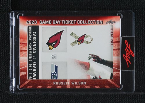 2023 Leaf Game Day Ticket Collection Russell Wilson #TC-9