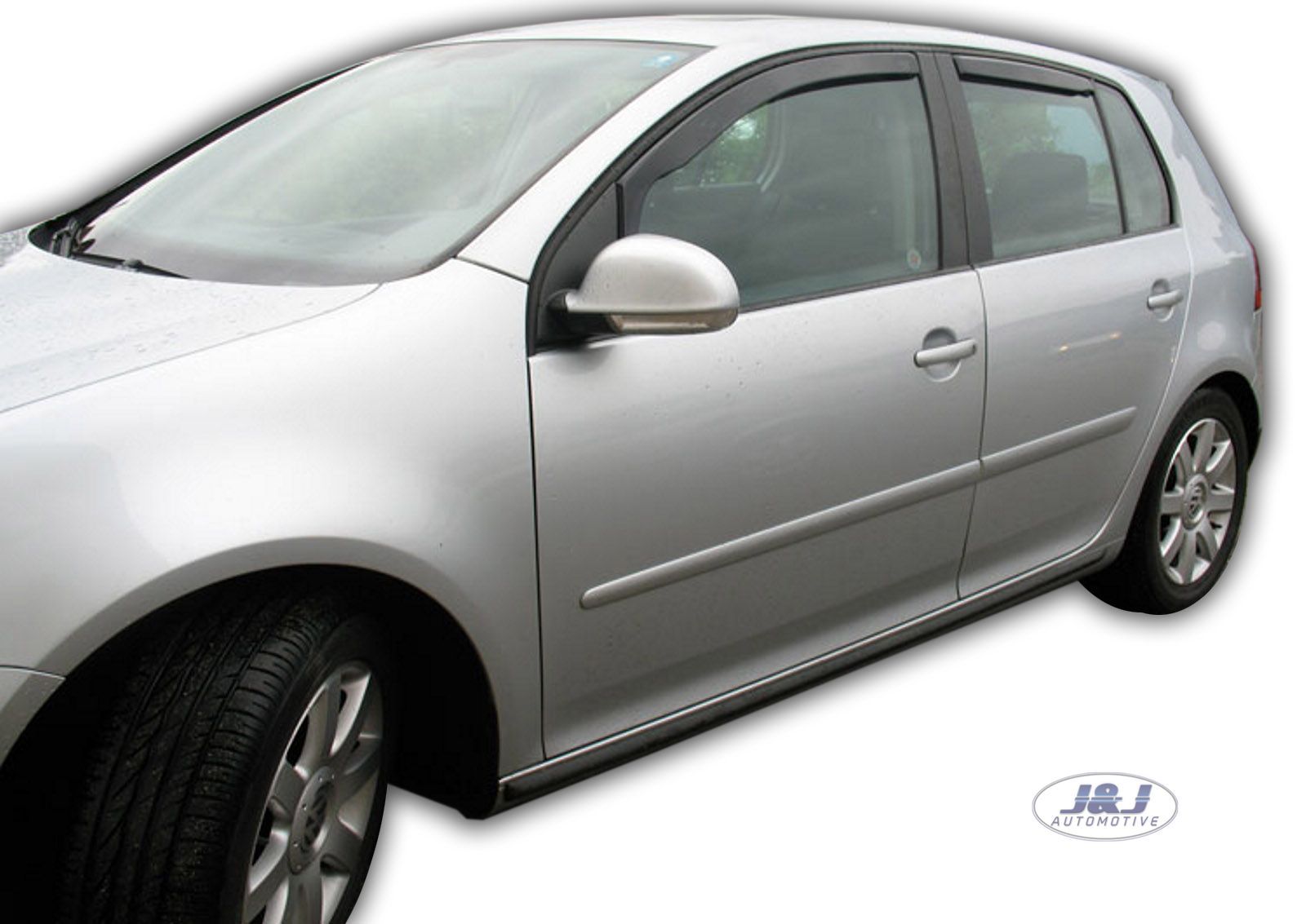 Wind deflectors visors 4pc TINTED HEKO for VW Golf V Mk5 20042008