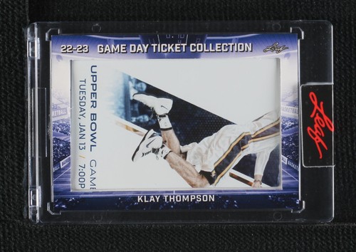 2022-23 Leaf Game Day Ticket Collection - Klay Thompson #TC-82