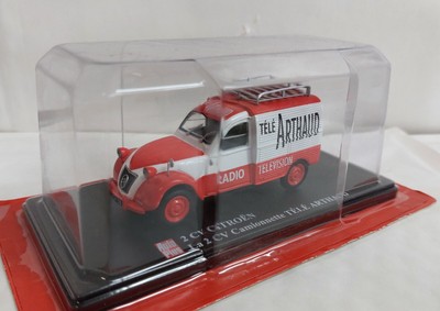 Citroen 2 hp pickup ''Tele Arthaud'' 1/43 ELIGOR new soft box