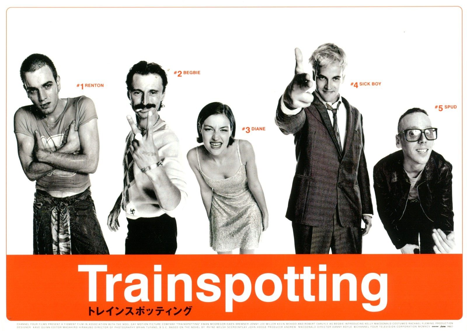 ポスター Trainspotting Original Japanese poster Trainspotting 1996 Ewan McGregor, Danny Boyle Japanese Movie
