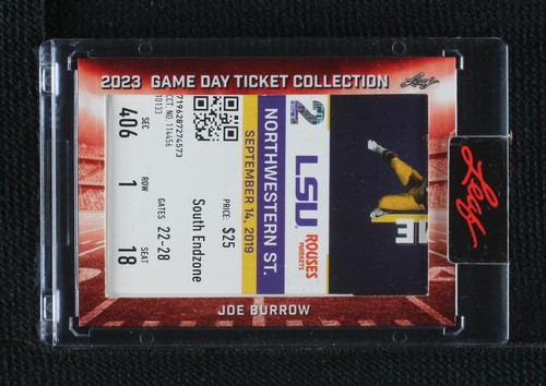 2023 Leaf Game Day Ticket Collection Joe Burrow #TC-32