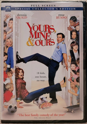 Yours, Mine & Ours (DVD, 2005 Full Screen) Dennis Quaid, Rene Russo, New, Sealed