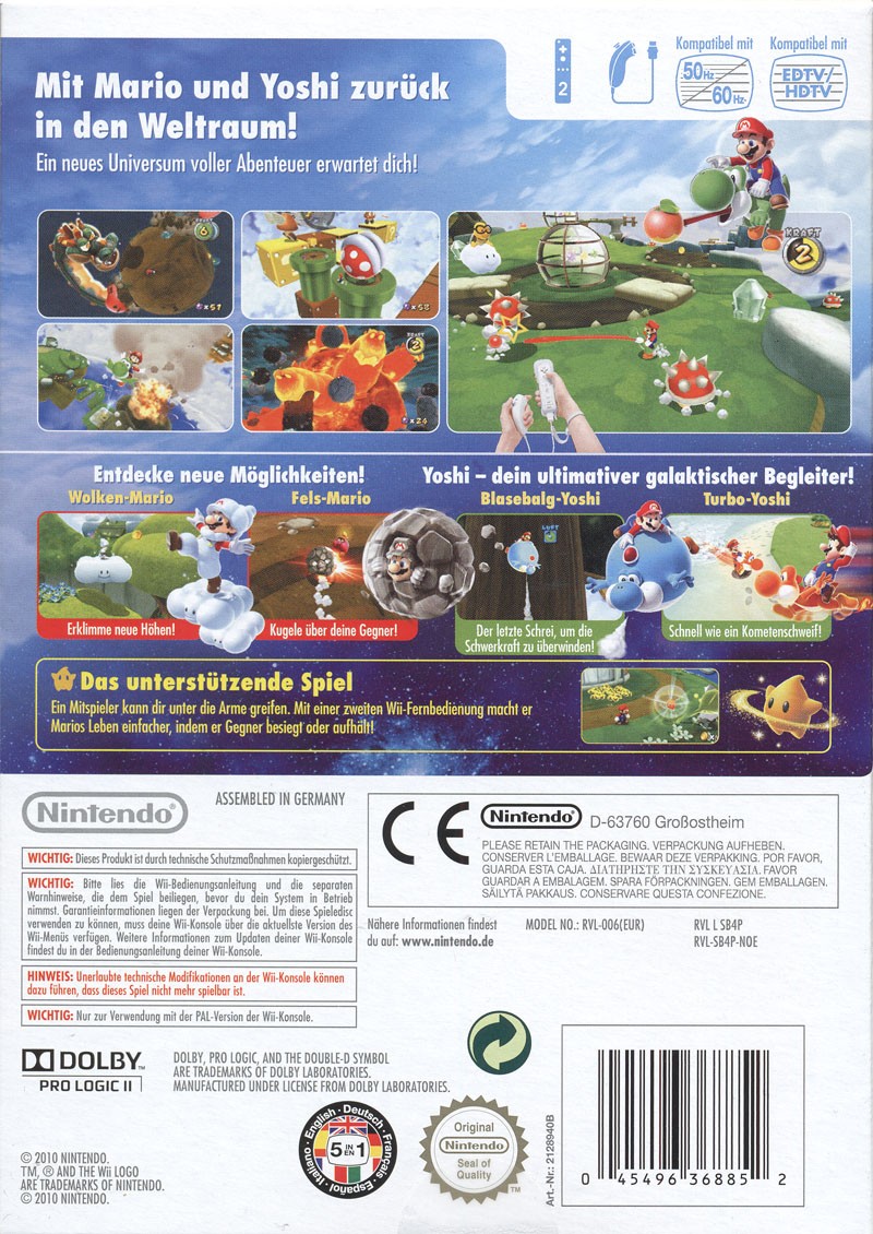 Super Mario Galaxy 2 inkl. DVD Wii