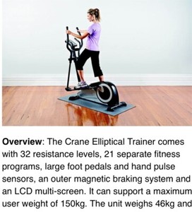 aldi elliptical trainer