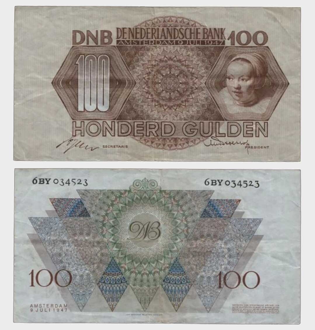 オランダ 100ギルダー①  No.1141605063 Netherlands - 1947 - 100 Gulden - 